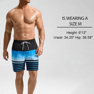 Nouveaux shorts de bain pour hommes, solides, de haute qualité, imperméables, séchage rapide, service OEM, shorts de plage d'été - Product Image 2