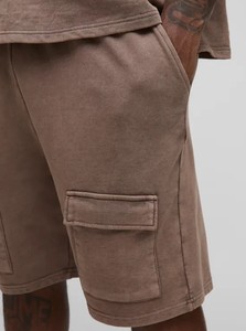 Verano en blanco hombres cordón pantalones cortos de sudor hombres logotipo personalizado marca calle Unisex grueso francés Terry algodón Casual gimnasio pantalones cortos de sudor - Product Image 3