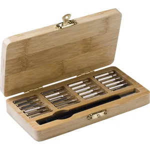 Kit di Attrezzi Promozionali Personalizzato in Salice e Bambù - Product Image 1