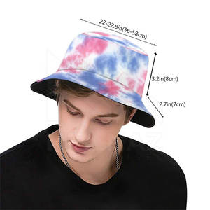 Chapeaux seau en coton colorés Chapeaux seau imprimés par sublimation florale sur mesure Chapeaux seau de haute qualité - Product Image 3