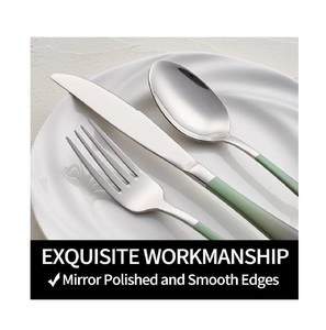 Customized Sustainable Stainless Steel <b>Flatware</b> <b>Set</b> for Restaurants & Hotels Premium Quality Food Grade Dishwasher Safe - Product Image 2