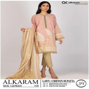 Recién llegado, 3 piezas para mujer, diseño moderno de alta calidad, sin costuras, totalmente bordado, algodón de gasa para césped, ocasión especial India - Product Image 4