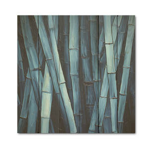 Serenity Wooden Wall Art Wild Blue Bamboo Design para Zen Home Decor Wall Signs - Product Image 2