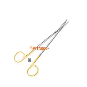 Tijeras manuales neuroquirúrgicas SCHMIEDEN TAYLOR 17 CM Microcirugía Acero inoxidable AISI 420 Certificado CE Fuente de buena reputación - Product Image 4