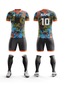Uniformes de football personnalisés | kit de combinaison d'entraînement de football sublimé, short en jersey de football - Product Image 6
