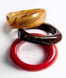 Novedad, Pulseras de Resina Acrílica con Diseño Retro, Geometría Irregular, Estilo Moderno, para Mujer - Product Image 4