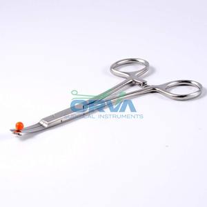 Pinzas de joyería para Piercing corporal de acero profesional, Herramienta de sujeción de ancla dérmica para todo tipo de instrumentos quirúrgicos operados por máquina - Product Image 2