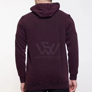 เสื้อฮู้ดผู้ชายซักกรดแบบมีซิป - Product Image 5