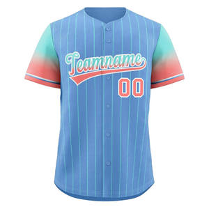 Camiseta Deportiva de Béisbol Sublimada Personalizada con Nombre y Número del Equipo, Ropa Deportiva de Secado Rápido - Product Image 1