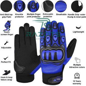 Best Selling High Quality Original Leather Racing Motorcycle Gloves Original Protection for Motorbike and Cycling Riding - Product Image 6