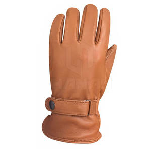 Guantes de conductor de cuero Unisex de alta calidad Pantalla táctil impermeable Compatible para invierno Conducción al aire libre Precio económico - Product Image 5