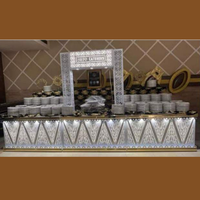 Comptoir-buffet événementiel Comptoir présentoir pour aliments de construction Comptoir présentoir pour aliments Services pour buffets Centre commercial Comptoir présentoir pour aliments