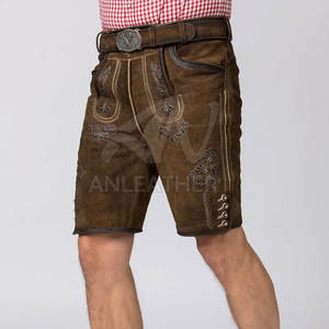 German <b>Leather</b> <b>Shorts</b> Men Bavarian German Lederhosen Authentic High Quality <b>Leather</b> <b>Shorts</b> Men's <b>Leather</b> <b>Shorts</b> - Product Image 3
