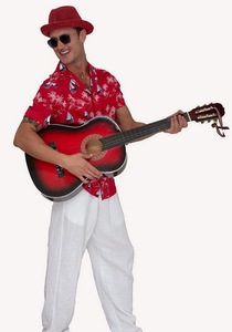 Chemise Hawaïenne Décontractée pour Homme, Grande Taille, Imprimé Floral, Tissu Sergé Tissé, Élégante et Respirante, Idéale pour l'Été - Product Image 2