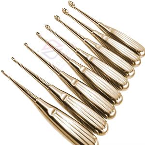 Juego de Curetas Espinales de Acero Inoxidable de 8 Piezas en Oro Rosa, Cuchara Afilada Volkmann, Herramientas Quirúrgicas Manuales Reutilizables JIMED SURGICAL - Product Image 3