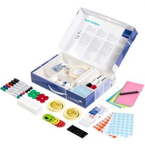 Legamaster Agile Toolbox 39 X 27 X 67 cm (B X H X T) Blue Karton Moderationsbox Whiteboard Product - Product Image 3
