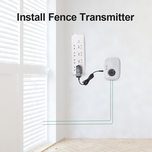 Recinto Elettronico Wireless per Cani, Collare di Addestramento per Animali Domestici in Plastica Ecologica con Doppio Raggio Regolabile - Product Image 2