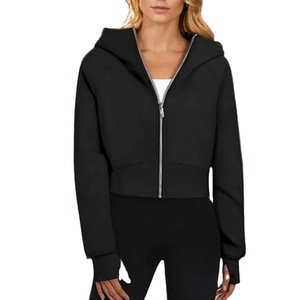 Women's High Quality <b>Black</b> Hoodie Solid Color Hooded Fashion Sweatshirt <b>Long</b> Sleeves <b>Top</b> Drawstring Pockets Breathable Lining - Product Image 6