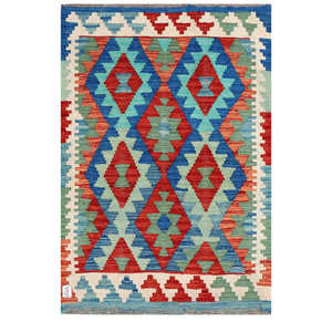 Tapis Imaco Maimana Afghanistan Kilim 116 x 82 cm, décoration murale - Product Image 1
