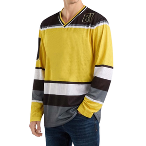 Uniformes de Hockey sobre Hielo Personalizados por Sublimación OEM, Uniformes de Equipo Económicos, Camisetas de Hockey con Impresión Totalmente Sublimada, Ropa Deportiva - Product Image 3