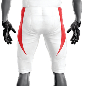 Personnalisé 100% Polyester Sublimé Uniforme De Football Américain pour Hommes Respirant Blanc Rouge Tackle Twill Team Gear Maillot Court - Product Image 6