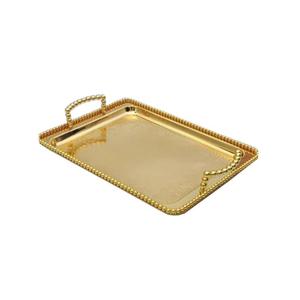 Servicio de catering para fiestas y eventos de bodas, producto de gran venta, mango de acabado brillante, bandeja de metal para servir dulces o pastas por encargo - Product Image 3