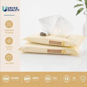 ผ้าเช็ดทำความสะอาดแบบใช้แล้วทิ้ง Uniquality ผลิตจากวัสดุสปันเลซ ไม่ถักทอ ไม่มีกลิ่น สำหรับเช็ดเครื่องสำอาง ทำความสะอาดผิวหน้า เป็นมิตรต่อสิ่งแวดล้อม สำหรับผู้ใหญ่ - Product Image 2