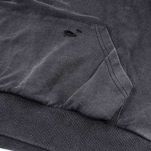 OEM Sweats à capuche avec logo brodé en détresse pour hommes Sérigraphie surdimensionnée personnalisée Sweat à capuche avec logo personnalisé - Product Image 6