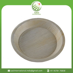 Vajilla desechable de hoja de palma Natural 100%, platos redondos de hoja de palma biodegradables - Product Image 2