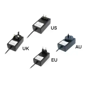 Adaptateur GS CB Ac Dc Chargeur de batterie Alimentations à découpage 24V 0.5A 1A 2A 3A 4A 5A OEM ODM Plug in Electrical Appliance 89% min