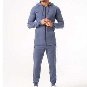 Sudadera con capucha de gimnasio personalizada para hombre, ropa de calle, sudaderas con capucha en blanco para invierno, deportes ajustados, entrenamiento, correr, chándal de algodón - Product Image 4