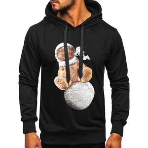 Sudadera con Capucha de Algodón Orgánico, Diseño Impreso, Corte Regular, Estilo Urbano, Impresión Digital, Logotipo Personalizado, Unisex para Hombre - Product Image 1