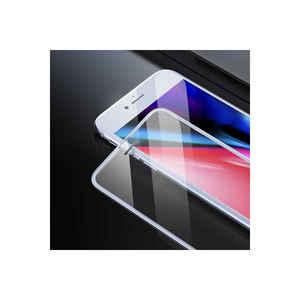 Protection d'écran en verre trempé anti-poussière Netzy Premium édition blanche pour iPhone 7 XS & XS Max, anti-statique, anti-espionnage, anti-choc - Product Image 1