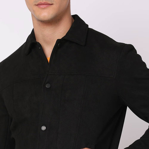 Unisex <b>Denim</b> <b>Jacket</b> Customized Color Stand Collar Windproof Hooded 100% Cotton Full Sleeve OEM Service Reasonable Price - Product Image 6