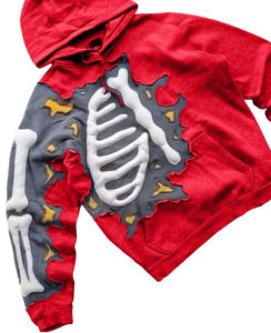 Sudadera con Capucha Personalizada para Hombre, Transpirable, Resistente al Viento, de Color Sólido, con Logotipo Frontal, de Poliéster/Algodón - Product Image 2