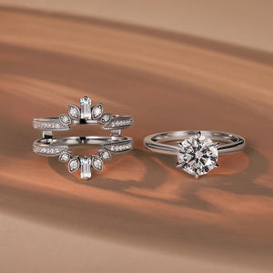 Jeulia Gold Plated Zircon Floral Cluster <b>Bridal</b> <b>Jewelry</b> <b>Set</b> 2PCS - Product Image 6