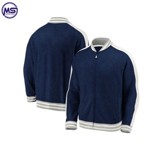 แจ็คเก็ตวาร์ซิตี้ผู้ชายปี 2022 ผ้าขนสัตว์และหนังสำหรับฤดูหนาว คอตั้ง แขนหนัง สำหรับผู้ใหญ่ - Product Image 4