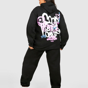 Wholesale High Quality Embroidery Custom logo Cheap Price Women Hoodies / Street Style Custom Logo Printed Casual Women Hoodies - Product Image 3