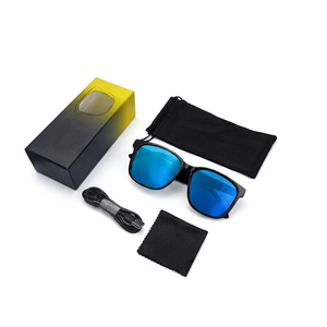 Occhiali Smart Premium GS08 con Lenti Blu, Chiamate e Musica, Riduzione del Rumore, Resistenza all'Acqua IPX5, in Plastica e Titanio - Product Image 1