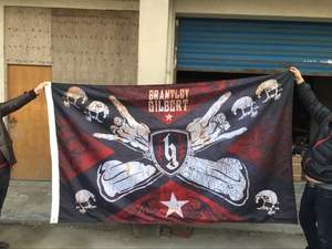 ธงโพลีเอสเตอร์พิมพ์ลายหน้าจอผ้าไหมทนทานพร้อมเสาธงอลูมิเนียมออกแบบได้ตามต้องการสำหรับใช้ในการส่งเสริมการขาย - Product Image 6