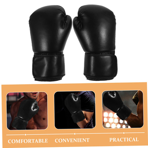 2024 nouveautés Logo personnalisé gants de boxe en cuir professionnels séchage rapide léger conception antidérapante pour Kick Boxing - Product Image 4