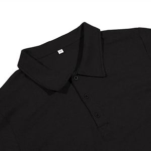 Polos de hombre de alta calidad 92% poliéster 8% Spandex transpirable bordado de punto ropa de Golf que absorbe la humedad Polo - Product Image 6