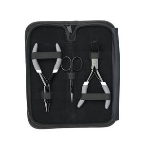 Complete Hair Extension Tools <b>Set</b> with Microbead Remover <b>Pliers</b> for Safe Bead Opening and Small Scissors for Thread Trimming - Product Image 1