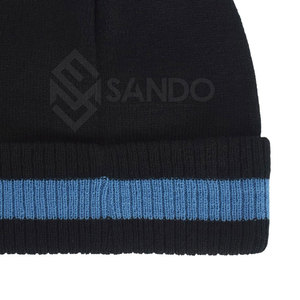 Premium Quality Latest Design <b>Beanie</b> <b>Hats</b> Wholesale 100% <b>Wool</b> & Cotton Customized <b>Beanie</b> <b>Hats</b> - Product Image 4