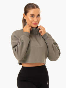 Ensemble de sweats à capuche courts et longs pour femmes, respirants, pour l'hiver, de haute qualité, couleur unie, logo personnalisé, 100% coton molletonné, 2 pièces - Product Image 3
