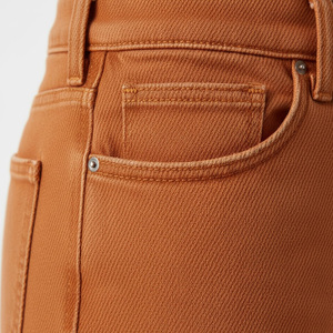 Pantalones vaqueros rectos para mujer OEM fábrica proveedor venta al por mayor por encargo cintura media Vintage moda verano Pantalones transpirables - Product Image 5