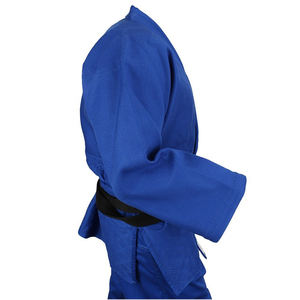 Vente chaude professionnel Judo uniforme 100% coton respirant léger personnalisé bleu Arts martiaux porter pour la boxe karaté - Product Image 3