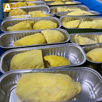 Topkwaliteit Premium Grade Biologische Monthong Durian, geheel, vers, diepvries (IQF), uit Thailand, rijke smaak, vacuüm verpakt, 0,5 kg