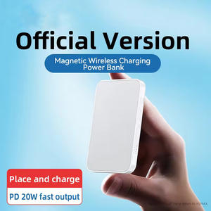 울트라 얇은 USB C 미니 무선 휴대용 충전기 5000Mah 자석 슬림 파워 뱅크 10000mah PD 20W 고속 충전 마그네틱 파워 뱅크 - Product Image 2