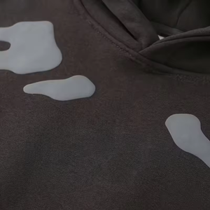 Sweat à capuche personnalisé 2026 pour homme, sweat à capuche surdimensionné lourd, sweat à capuche délavé au soleil pour homme - Product Image 3